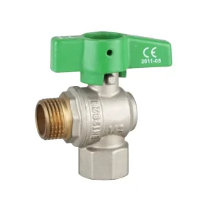 China Factory Production Forged Male Threaded Plug in Boiler Ball Valve Brass Core Angle Valve for Water Gas