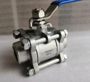 China Factory Stainless Steel Sanitary 3-pieces Ball Valve for Dairy Food Beverage Packing Equipments