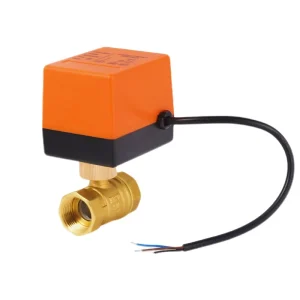 China Factory Supplier High Performance Durable Brass Electric Control Valve