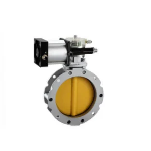 China Factory Supply High Efficient Pneumatic Aluminum Butterfly Valve for Cement Powder Use