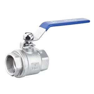 China Factory Two-Piece Threaded Ball Valve