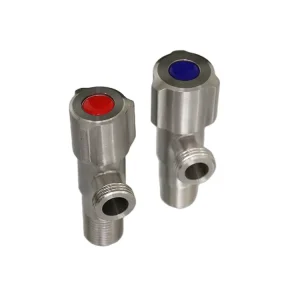 China Faucet Supplier 304 Stainless Steel G1/2 Wall Mounted Angle Stop Valve