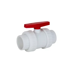 China High Quality 2 1 2in to 4 Inch Pvc Ball Valves DN65 to DN100 Plastic FRPP Ball Valve with Double Union Socket