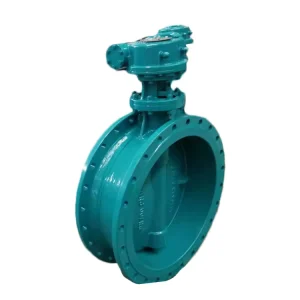 China Manufacturer Ductile Cast Iron BS Double Flange Triple Eccentric Butterfly Valve DN400 PN16 Butterfly Valve