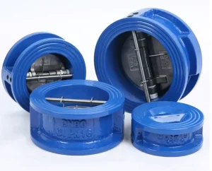 China Manufacturer Wafer Butterfly Double Plate Check Valve Soft Seal One Way Valve Water Supply System Juniu DH77X 1 EPDM Low