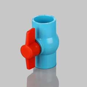 China Price PVC Ball Valve Light Weight Ball Valve PVC Compact Ball Valve with Multicolor