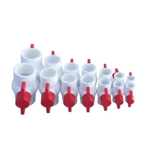China Supplier Manufacturing Plastic Customizable Color Female Male PVC CPVC Manual Water Ball Valve OEM