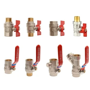 China Valve Supplier Full Bore Forged Brass Plumbing Hydraulic Ball Valves