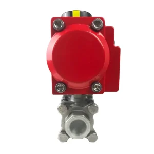 Chinese Manufacture 4 Inch Two-sheet Type Ss304 Ss316 Motorized Pneumatic Ball Valves