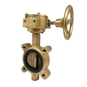 Chinese Supplier’s EPDM Seat Brass Wafer Butterfly Valve Manual Power 4inch 6inch 8 Inch Disc Body DIN PN10 PN16