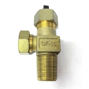 Chlorine Bottle Valve Industrial Chlorine Cylinder Control Valve QF 10 Chlorine Cylinder Valve for Water Treatment