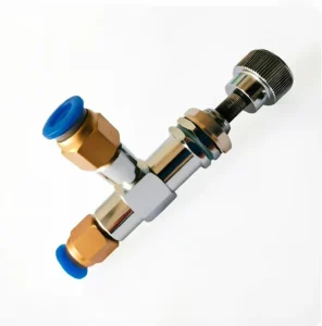 Chromatograph-Specific Precision Gas Needle Valve with Flow Control 6mm Quick Connect 3mm Pin OEM