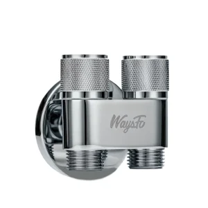 Chrome 1 in 2 Brass Angle Valve for Bathroom Kitchen Copper Ceramic Plastic
