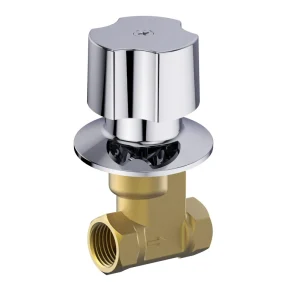 Chrome Bathroom Accessories Mixer Rotatable Faucet Handle Brass Concealed Globe Valve
