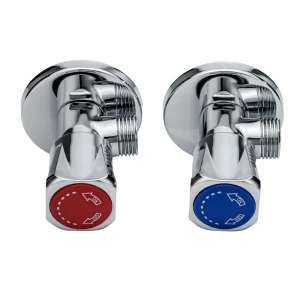 Chrome Plated G 1 2 Angle Valve Separate Control Easy to Install Wide Application Toilet Angle Valve