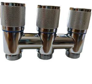 Chrome-Plated Stainless Steel Angle Valve for Bathroom and Kitchen Water Use