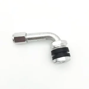 Chrome Tire Valve Stems 90 Degree Angled Valve PVR32