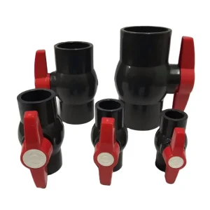 Chuanli DIN Standard UPVC Compact Ball Valves DN25 1″ PTFE Sealing Water Supply Manual OEM Customization