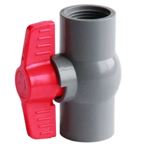 Chuanli OEM Customizable Manual PVC U NPT Adhesive Handle Eco friendly Water Supply Straight End Ball Valve with 1 Year Warranty
