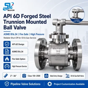 Class150 Class2500 RF RTJ BW Side Entry Industrial Forged Reduced Bore Trunnion Mounted Ball Valve for Petrochemical Plant