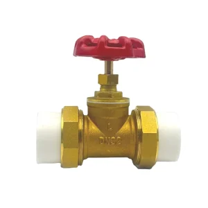 Cold Hot Water PPR Globe Stop Valve DN50 Brass Core Hot Melt Valve for Pipeline Use