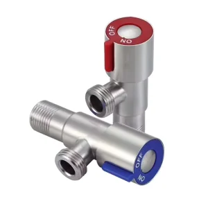Commercial Factory Supplied Water Control Faucet Angle Valve Bathroom Kitchen Fittings 1 2 OEM Toilet Angle Valve