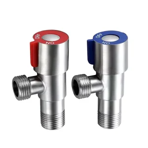 Commercial Factory Supplied Water Control Faucet Angle Valve Bathroom Kitchen Fittings 1 2 SUS 304 OEM Toilet Angle Valve