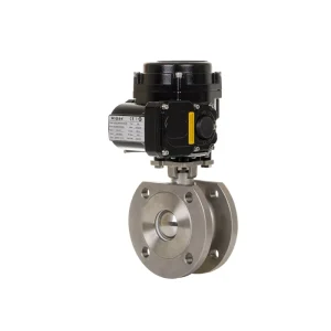 Compact Electric O Type Ball Valve Stainless Steel for Water & Chemical Systems OEM Customizable