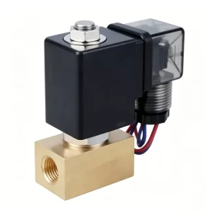 Compact Miniature Solenoid Valve High Compressive Resistance Long Lifespan for Air Water Oil Pipeline Control