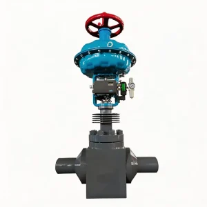 Compact Pneumatic Steam Control Valve with 12V Electric Actuator and RS485 Modbus for LPG Nitrogen