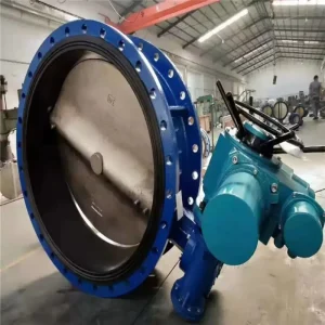 Compact Structure PN16 Triple Offset Stainless Steel Butterfly Valve