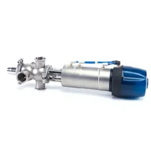 Compass DN50 Stainless Steel SS304 Multi Way Reversing CIP Mixing Proof Valve with Controller Shutoff Structure