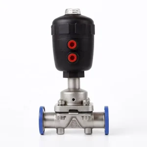Competitive Price AISI 316L High Purity Clamped Pneumatic Diaphragm Valve With Actuator