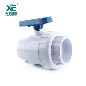 Competitive Price High Quality White Body Single Union Plastic Pvc Ball Valve