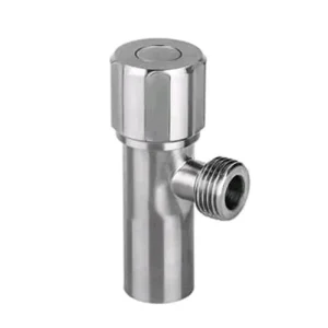 Competitive Price Water Control in Wall Nickel Brushed Double Outlet Stainless Steel 304 Bathroom Accessories Toilet Angle Valve