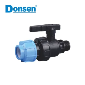 Compression Pipe Ball Valve Fitting For Garden And Agriculture quick push fit male threaded single union ball valve