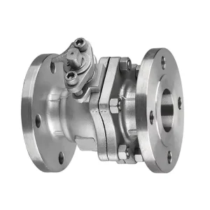 Connection Size Cast Stainless Steel Manual Ball Valve Full Port Industrial Flanged Customizable Gas High Temperature