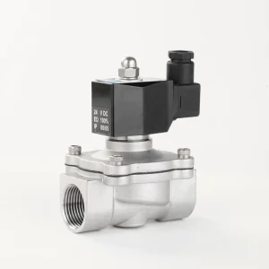 Control 2Way 1 2 Inch Air Water DC24V Stainless Steel Material Solenoid Valve