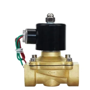 Control 2Way 1/2 Inch Water DC24V Brass Material Stop Solenoid Valve Normal Temperature
