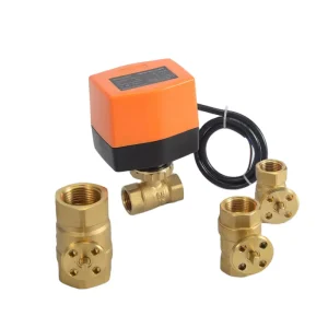 Cool Hot Water 2 Way Valves 220V Electric Actuator Ball Valve 1/2” 3/4” 1” Motorized Ball Valve