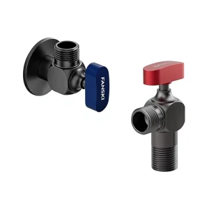 Copper Ball Valve All Copper Cold Hot Water Thickened Wall Water Heater Wall Mounted Furnace Switch Full Bore Triangular Angle