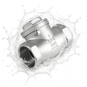 Corrosion Proof 304 Swing Check Valve Internal Female Thread H14W Type Industrial Non Return Valve