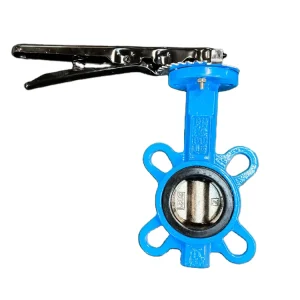 Corrosion Resistance High Performance Manual Wafer Butterfly Valve