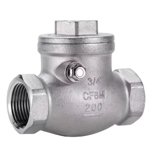 Corrosion Resistant 316 Stainless Steel Check Valve Zero Leakage Sealing High-Temperature Resistance ISO9001 CE Certified