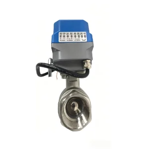 Corrosion Resistant 316L Stainless Steel Electric Ball Valve 4 20mA Modulating Control Valve DN8 DN50