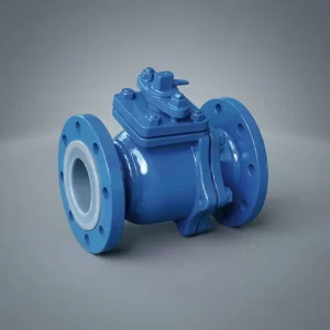 Corrosion Resistant Four Fluorine PTFE Lined CF3 CF3M Flanged Ball Valve