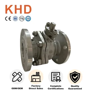 Corrosion Resistant KHD Flanged Ball Valve Manual 304 Stainless Steel Ball Valve General Application Shutoff Valve