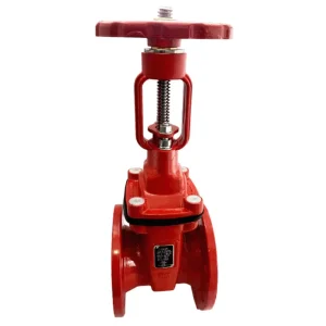 Corrosion Resistant Manual OS&Y Grooved Control Gate Valve for High Temperature Oil Fire Fighting Industrial Pipeline