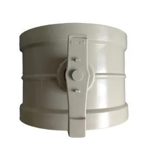 Corrosion Resistant Manual PP Plastic Air Valve for Air Volume Control in Ventilation Duct Systems