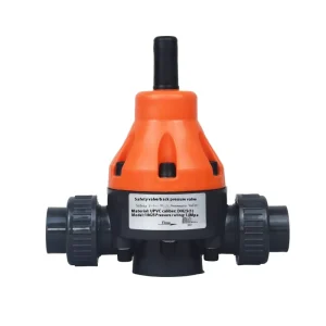 Corrosion Resistant UPVC Plastic Back Pressure Valve for Dosing Device Safety Valve to Adjust Pipeline Pressure